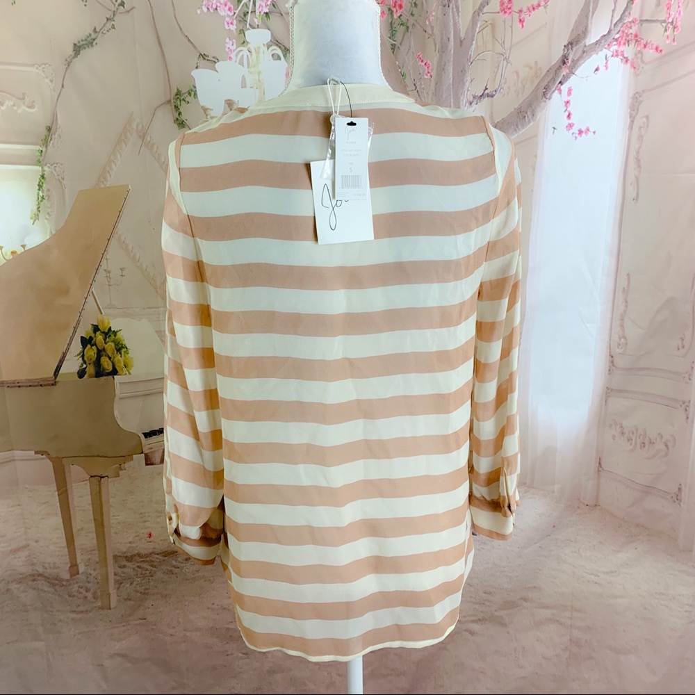 NEW Joie Aceline Silk sheer Blouse - Picture 7 of 12